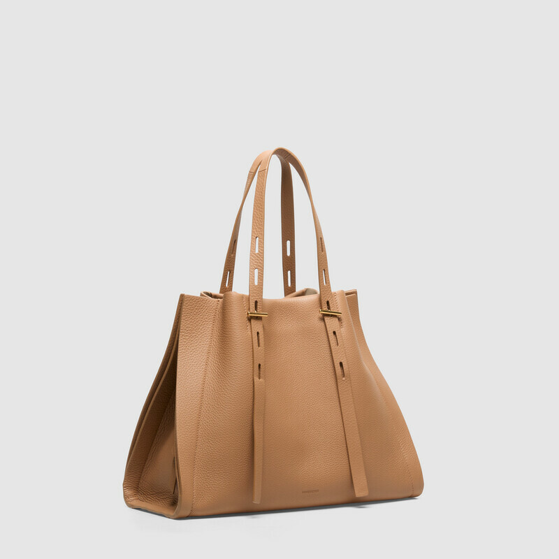 MINOBOSSI  PAULETTE IN VITELLO GRANATO SS26   rose gold
