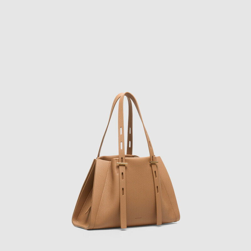 MINOBOSSI  PAULINA IN VITELLO GRANATO SS26   rose gold