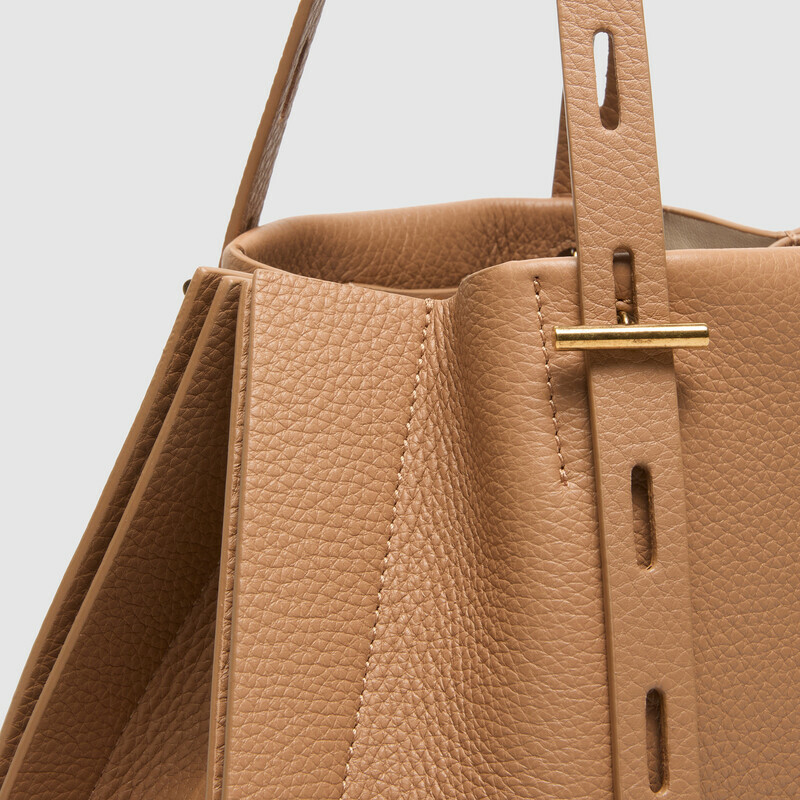 MINOBOSSI  PAULINA IN VITELLO GRANATO SS26   rose gold