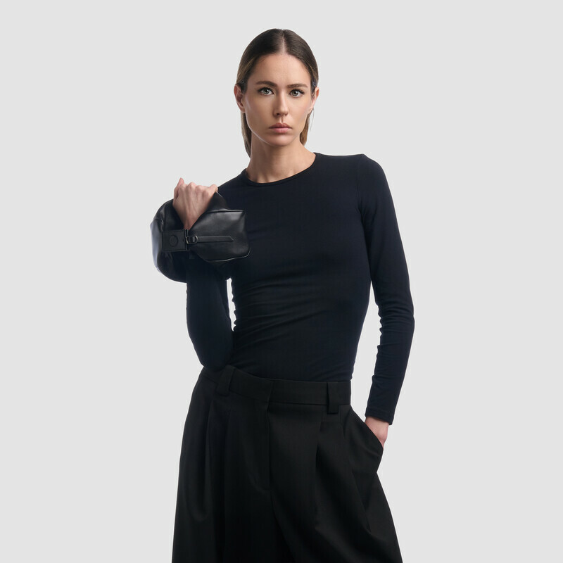 MINOBOSSI  JOY IN NAPPA SS26   nero