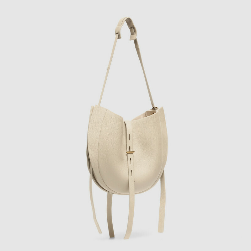 MINOBOSSI  LIZZIE IN VITELLO GRANATO ss26   latte