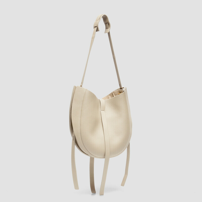 MINOBOSSI  LIZZIE IN VITELLO GRANATO ss26   latte