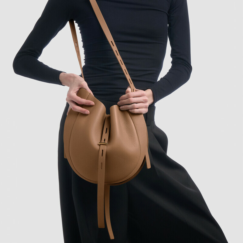 MINOBOSSI  LIZZIE IN VITELLO GRANATO ss26   rose gold