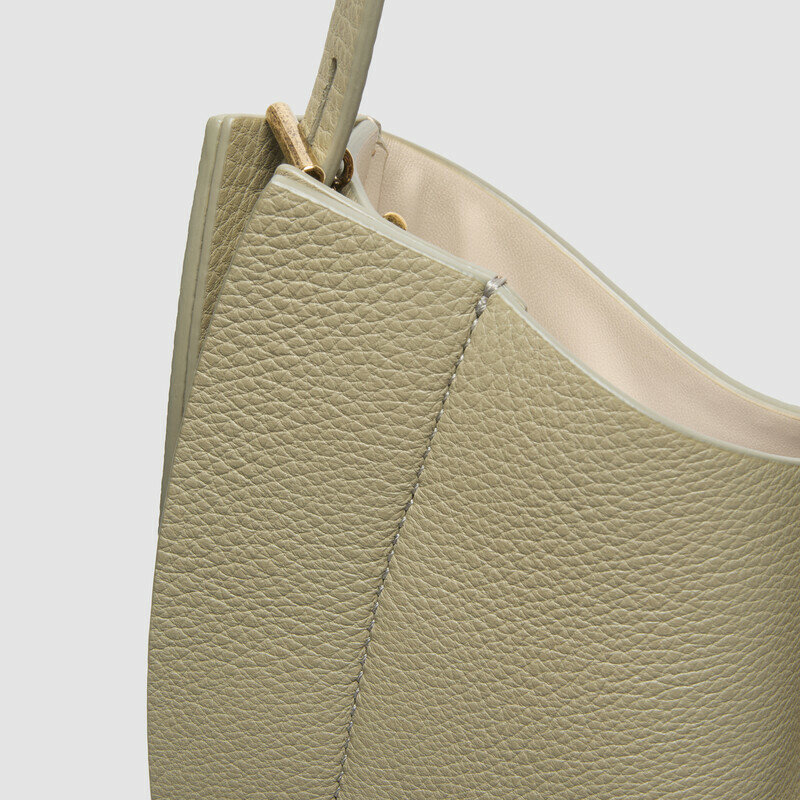 MINOBOSSI  LIZZIE IN VITELLO GRANATO ss26   verde malva