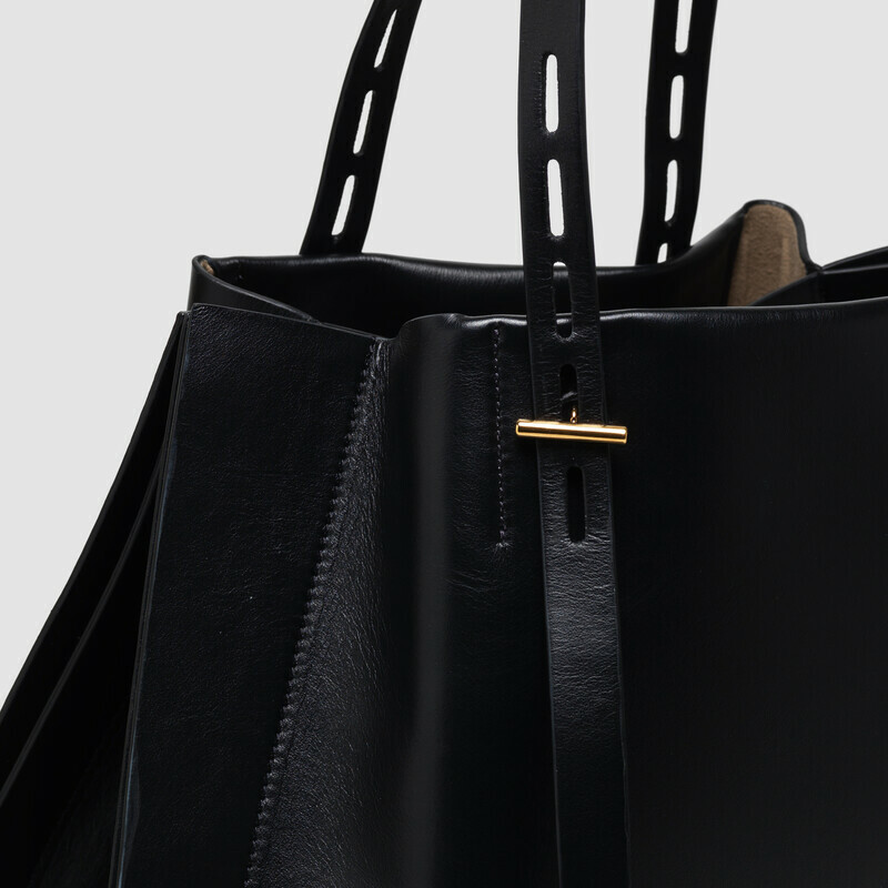 MINOBOSSI Borse PAULA IN VITELLO LISCIO   nero