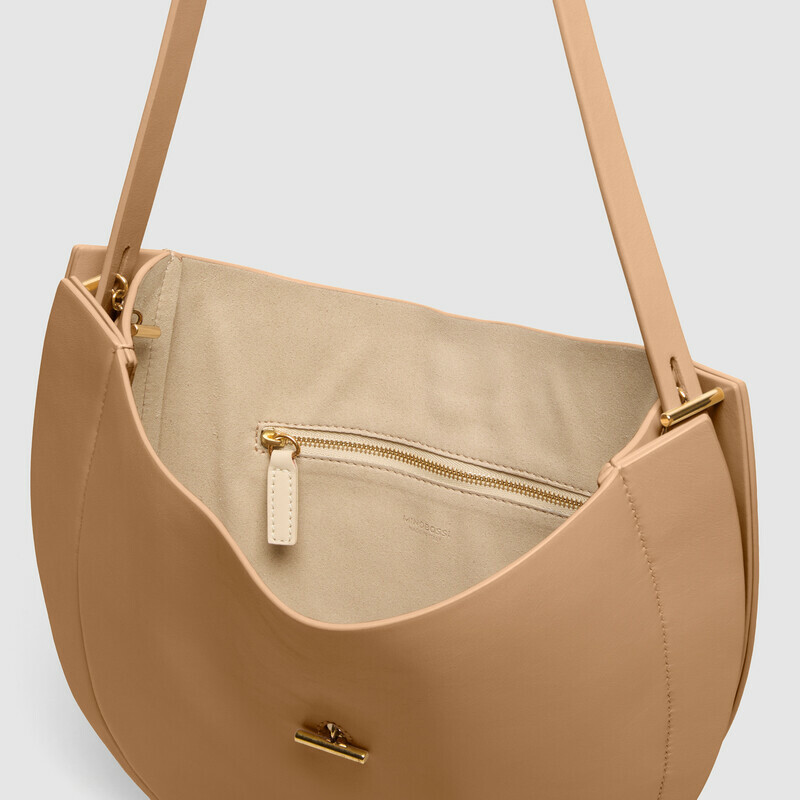 MINOBOSSI Borse LIZZIE IN VITELLO LISCIO   caramel