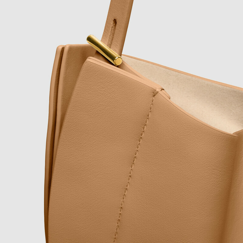 MINOBOSSI Borse LIZZIE IN VITELLO LISCIO   caramel