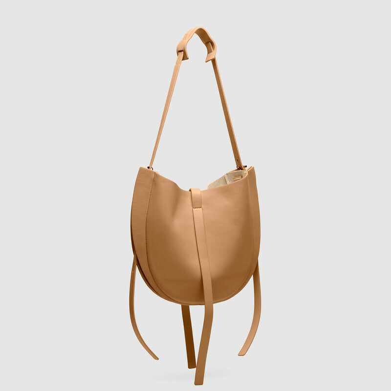 MINOBOSSI Borse LIZZIE IN VITELLO LISCIO   caramel