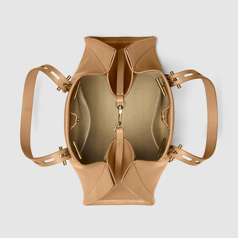 MINOBOSSI Borse Paulina in vitello liscio   caramel