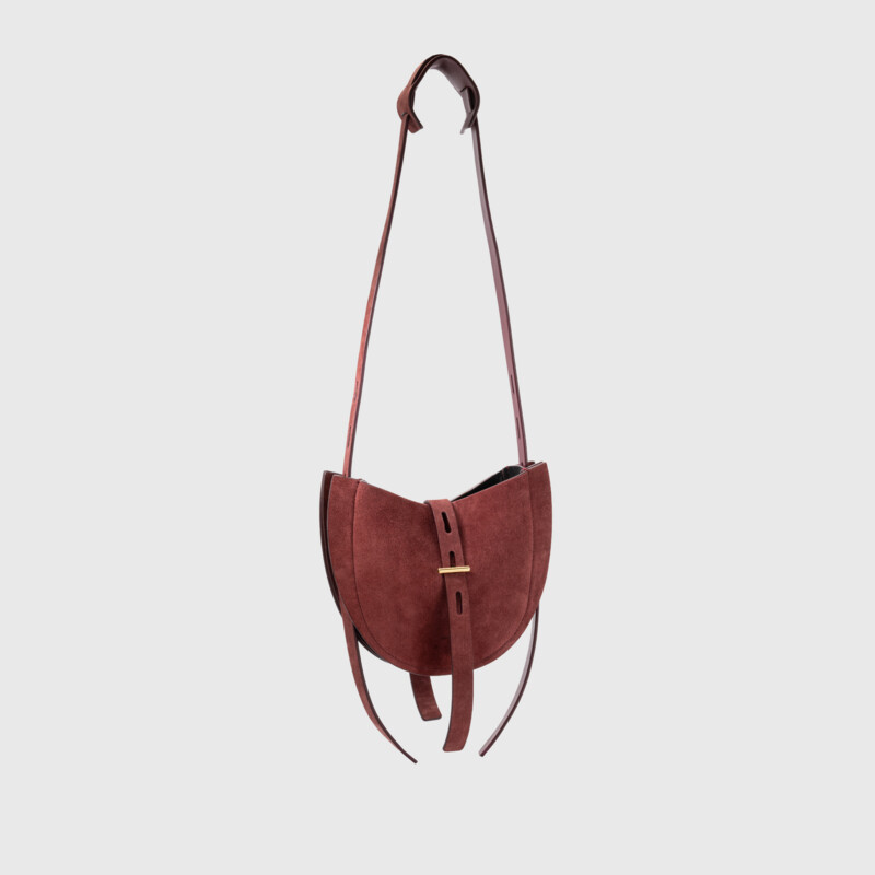 MINOBOSSI Borse LILLY IN SUEDE   amaranto