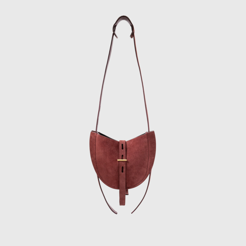 MINOBOSSI Borse LILLY IN SUEDE   amaranto