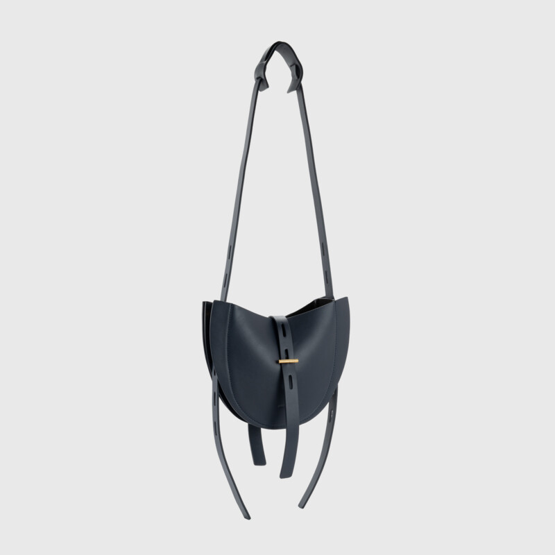 MINOBOSSI Borse LILLY IN VITELLO LISCIO   dark marina