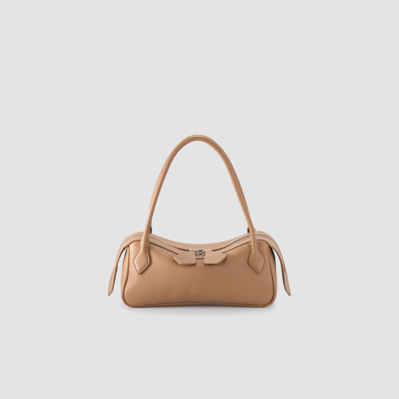 MINOBOSSI Borse ANNA IN VITELLO GRANATO   caramel