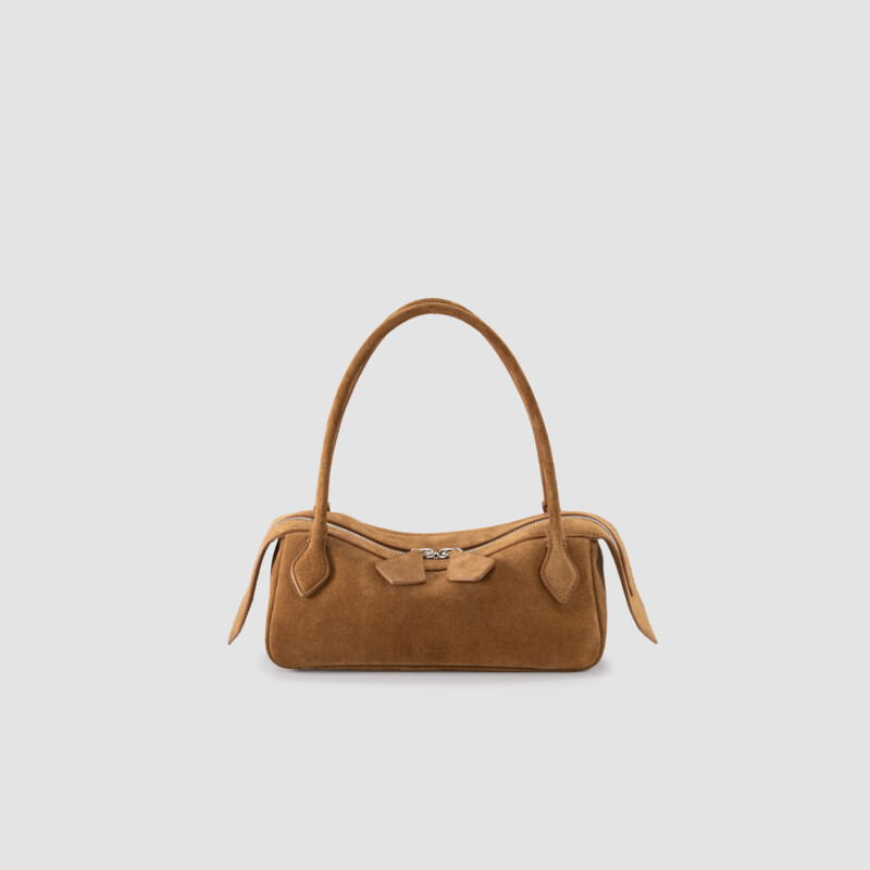 MINOBOSSI Borse ANNA IN SUEDE   caramel