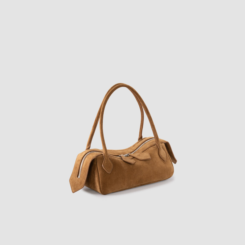 MINOBOSSI Borse ANNA IN SUEDE   caramel