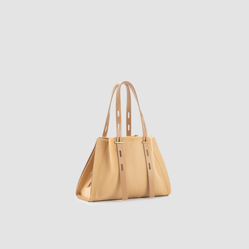MINOBOSSI Borse Paulina in cavallino   caramel
