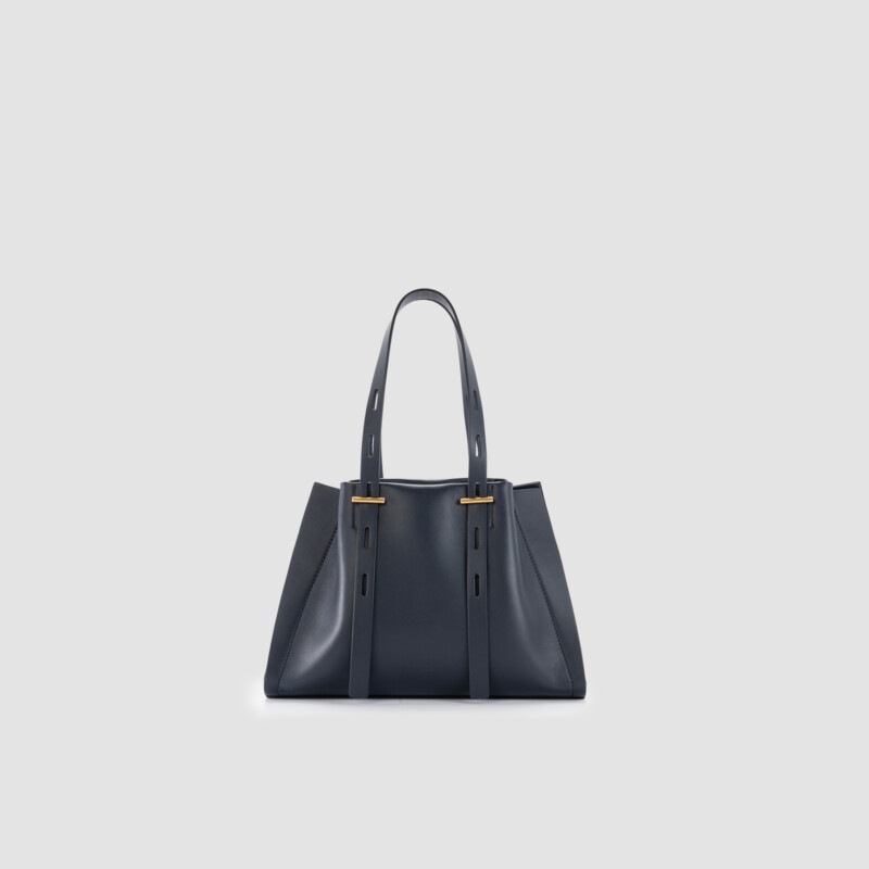 MINOBOSSI Borse Paulina in vitello liscio   nero