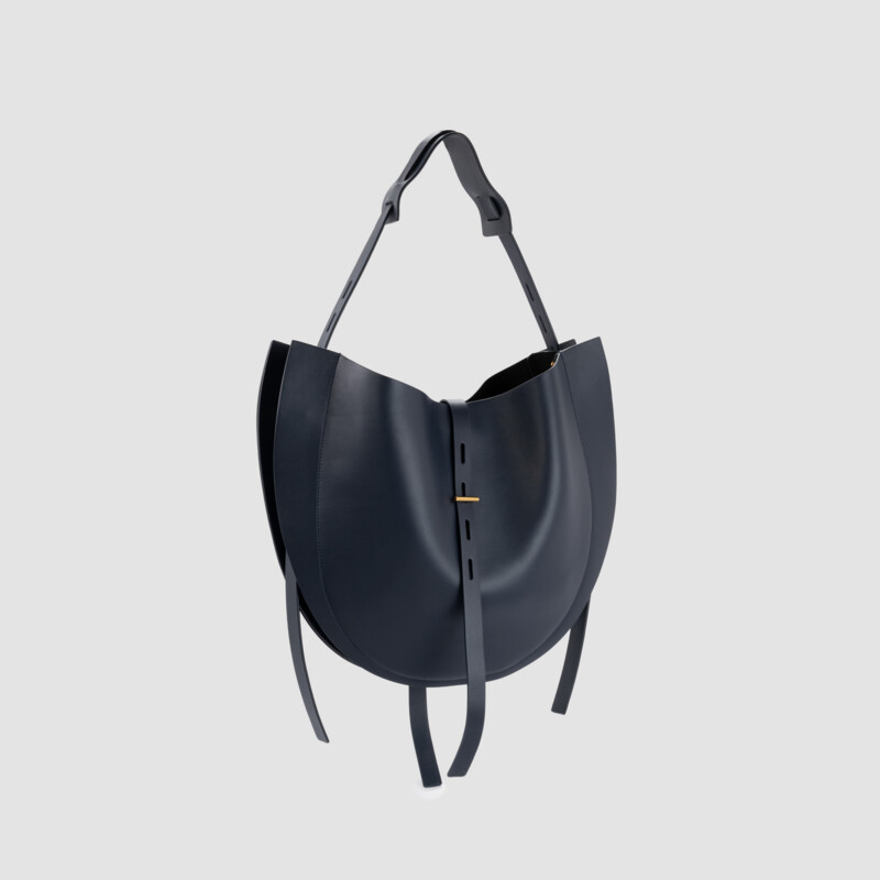 MINOBOSSI Borse Liz in vitello liscio   dark marina