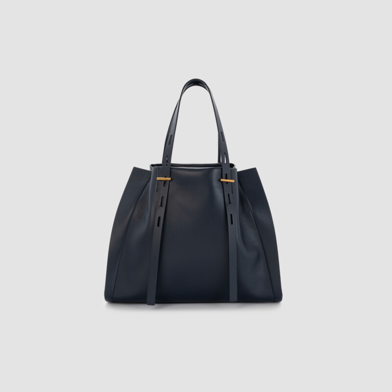 MINOBOSSI Borse PAULETTE IN VITELLO LISCIO   dark marina