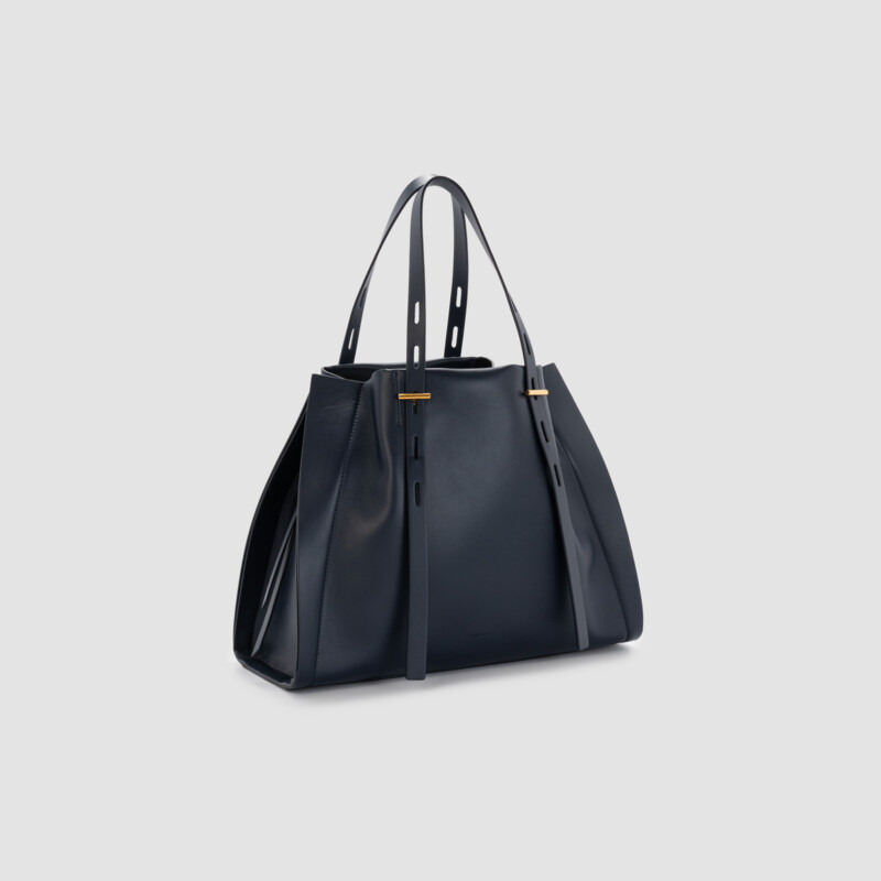 MINOBOSSI Borse PAULETTE IN VITELLO LISCIO   dark marina