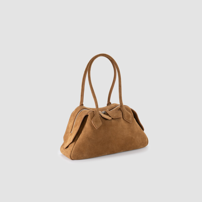 MINOBOSSI Borse ANGIE IN SUEDE   caramel
