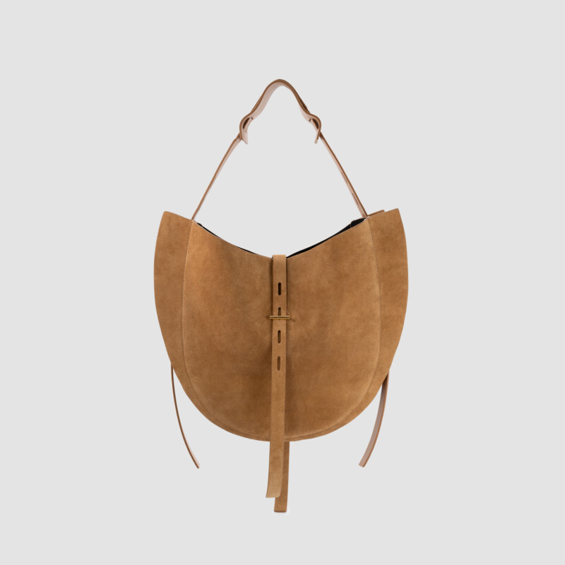 MINOBOSSI Borse Liz in suede   caramel