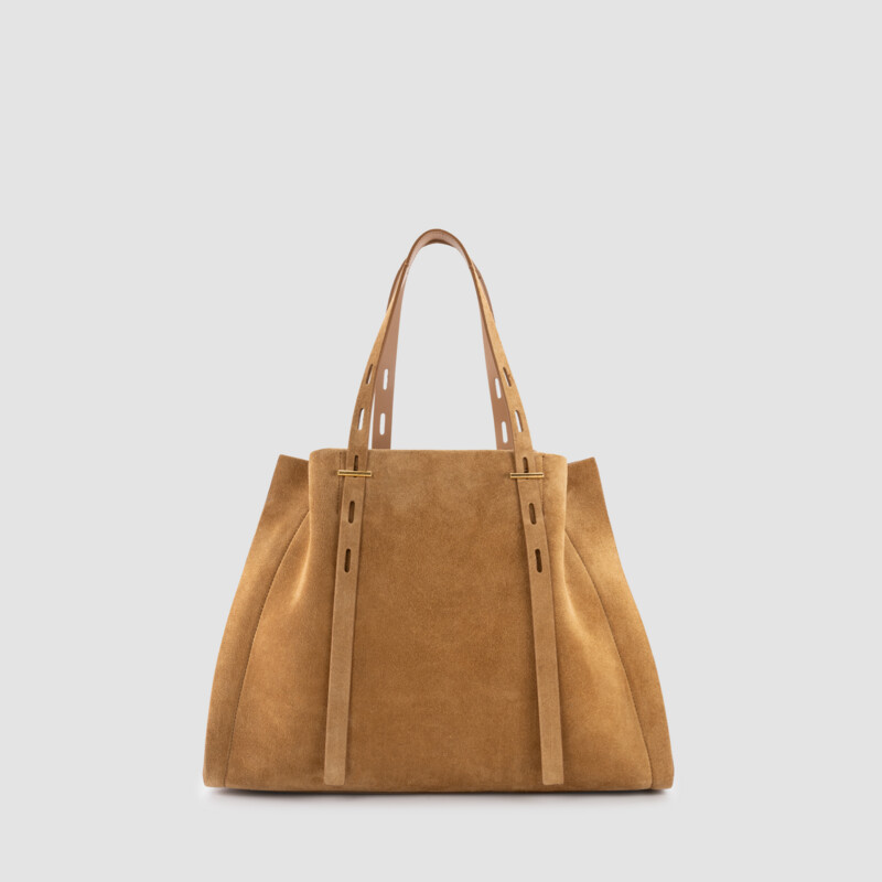 MINOBOSSI Borse PAULA IN SUEDE   caramel
