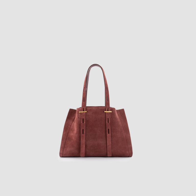 MINOBOSSI Borse PAULINA IN SUEDE   amaranto
