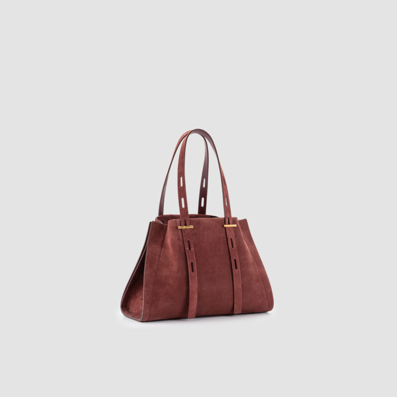 MINOBOSSI Borse PAULINA IN SUEDE   amaranto