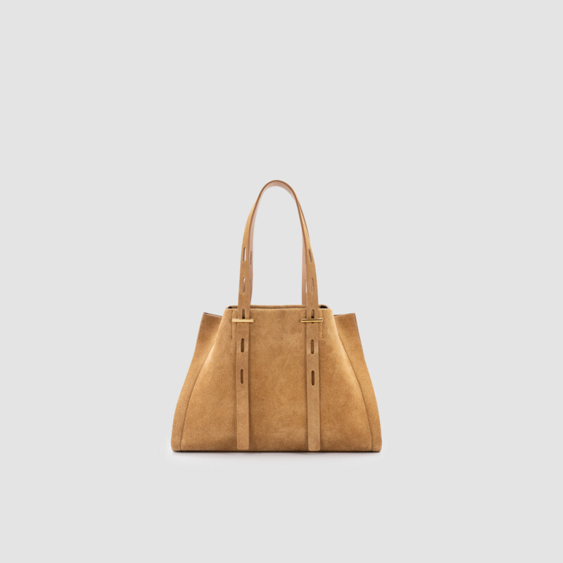MINOBOSSI Borse PAULINA IN SUEDE   caramel