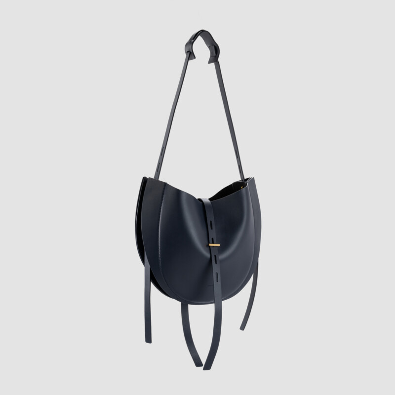 MINOBOSSI Borse LIZZIE IN VITELLO LISCIO   dark marina