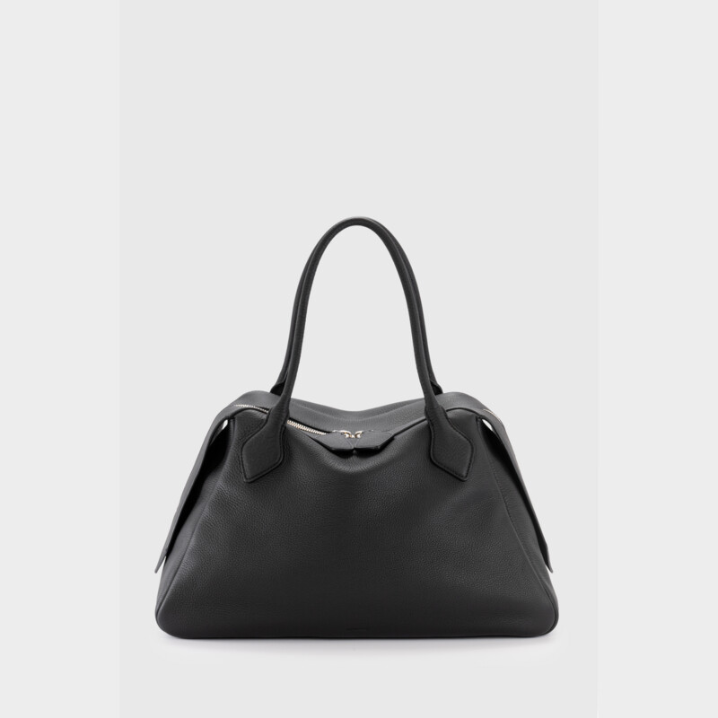 MINOBOSSI Borse ABIGAIL IN VITELLO GRANATO   nero