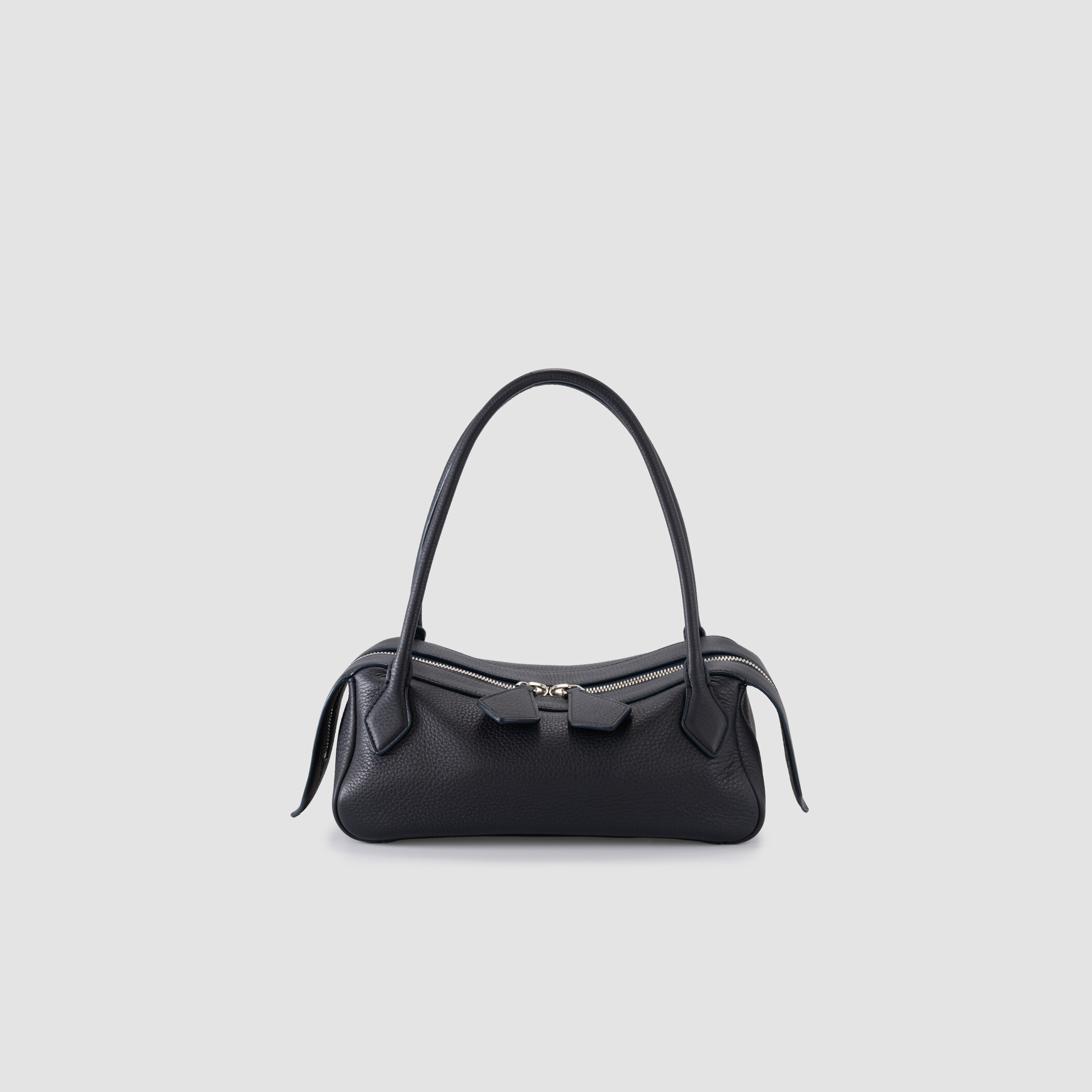 MINOBOSSI Borse ANNA IN VITELLO GRANATO   nero