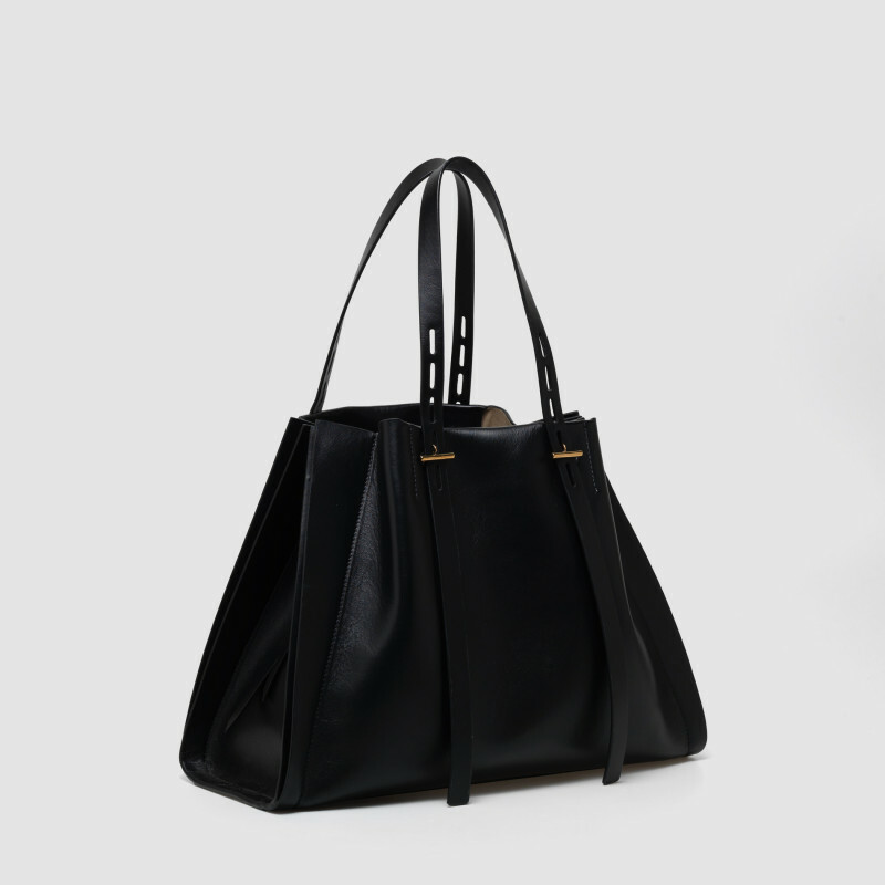 MINOBOSSI  PAULA IN VITELLO LISCIO SS26   nero