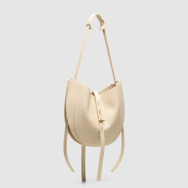MINOBOSSI  LIZZIE IN VITELLO LISCIO SS26   latte