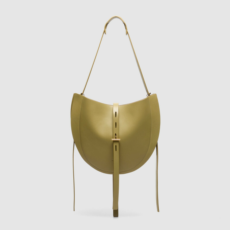 MINOBOSSI  LIZZIE IN VITELLO LISCIO SS26   verde malva