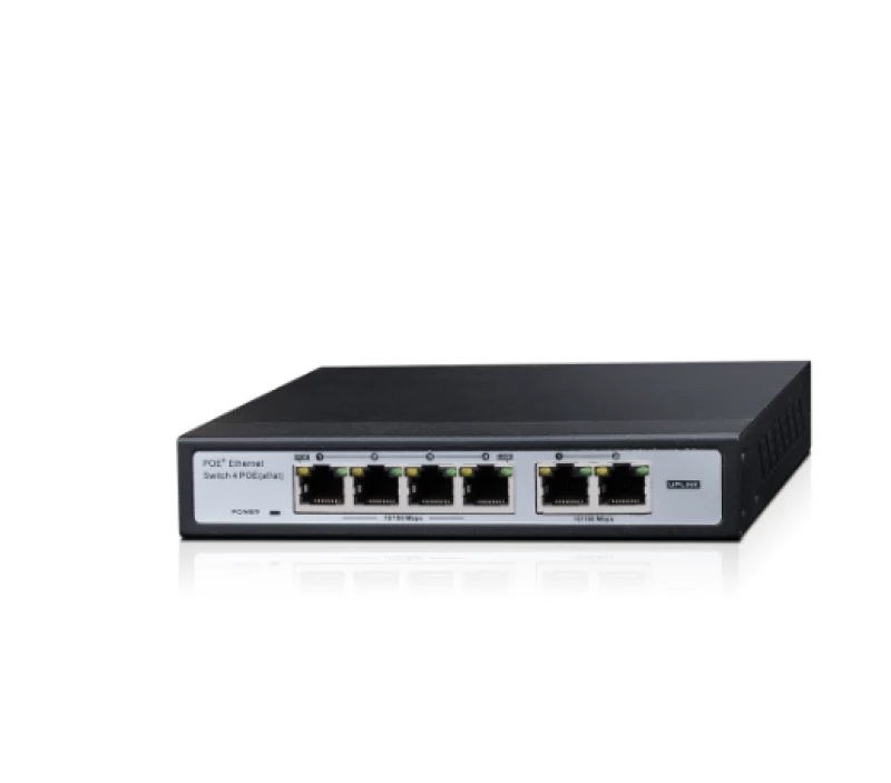 Ritar Elettronica 4+2-Port 10/100Mbps PoE Switch