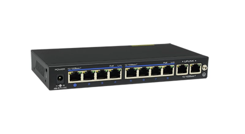 Ritar Elettronica 8-Port 10/100 Mbps + 2-Port 1Gbps PoE Switch
