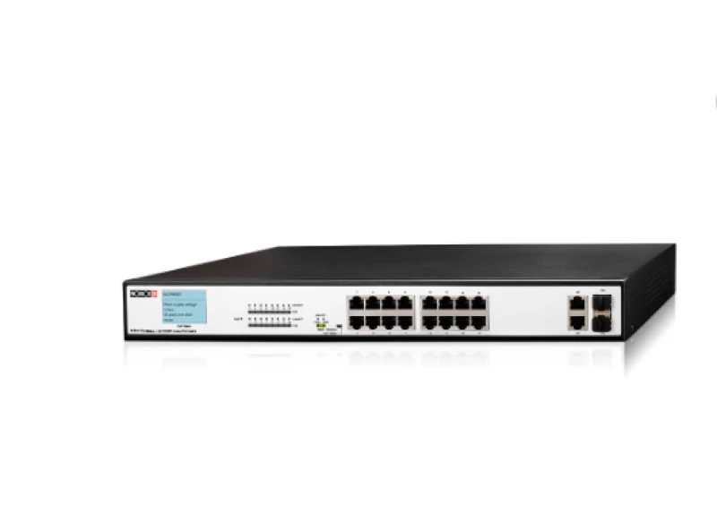 Ritar Elettronica 16 Port 10/100Mbps +2 Combo PoE Switch