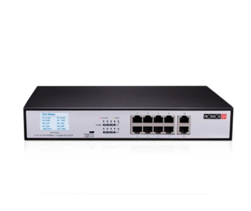 Ritar Elettronica 8 PoE Port 10/100/1000Mbps + 2 Port Switch