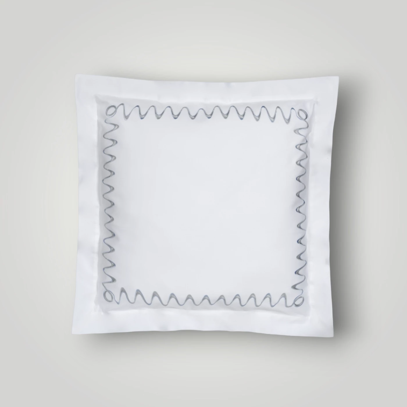 Biancheria da letto PELAGO FEDERA 4 VOLANTS PERCALLE RICAMATO Timothy Corrigan for Dea white/ice