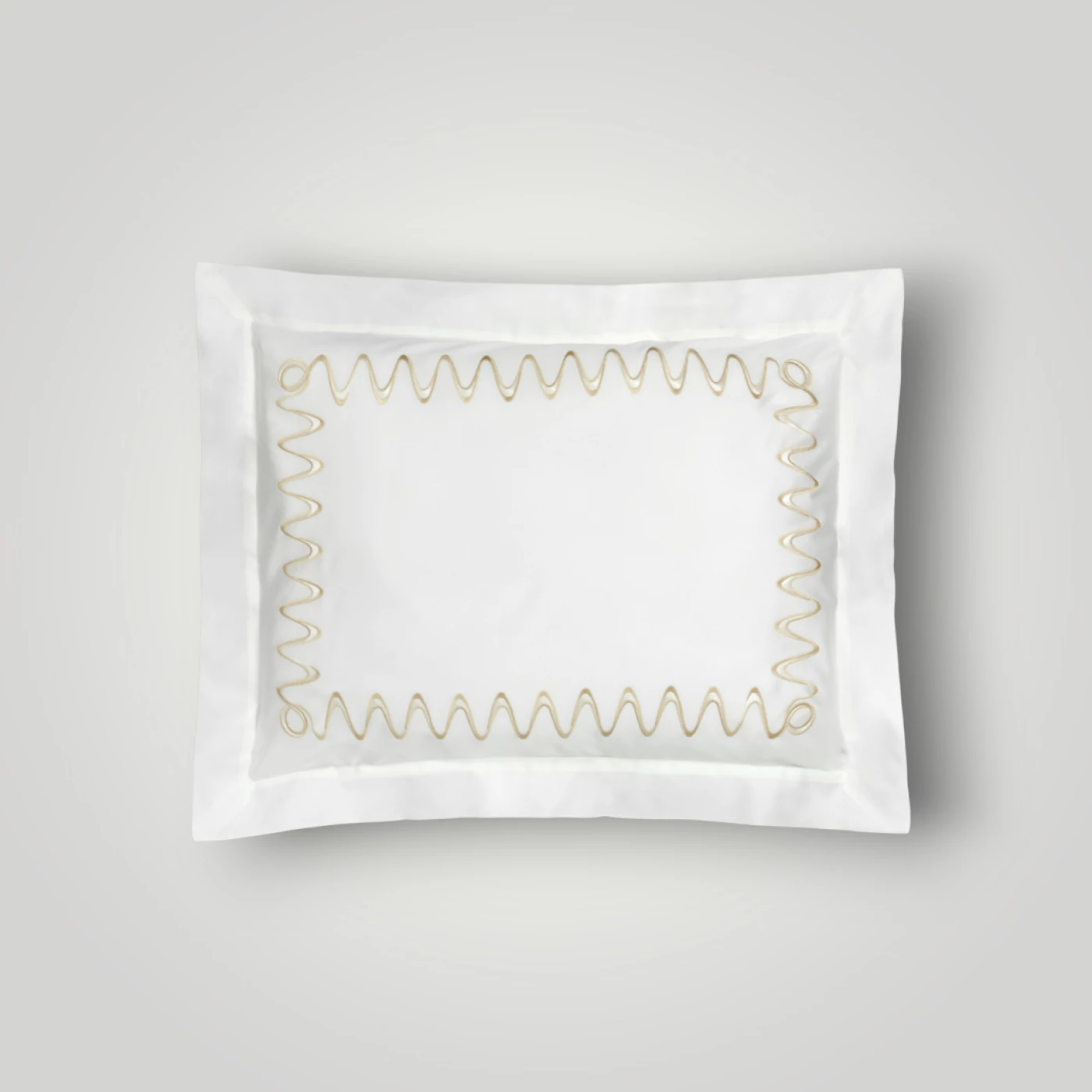 Biancheria da letto PELAGO FEDERA 4 VOLANTS PERCALLE RICAMATO Timothy Corrigan for Dea ivory/ivory