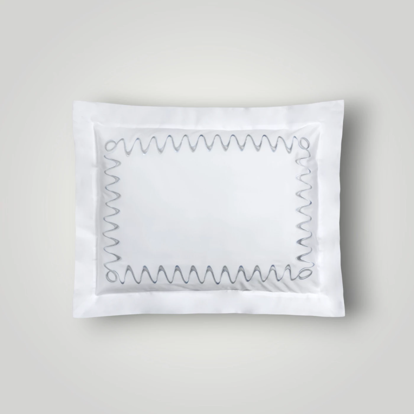 Biancheria da letto PELAGO FEDERA 4 VOLANTS RASO RICAMATO Timothy Corrigan for Dea white/ice