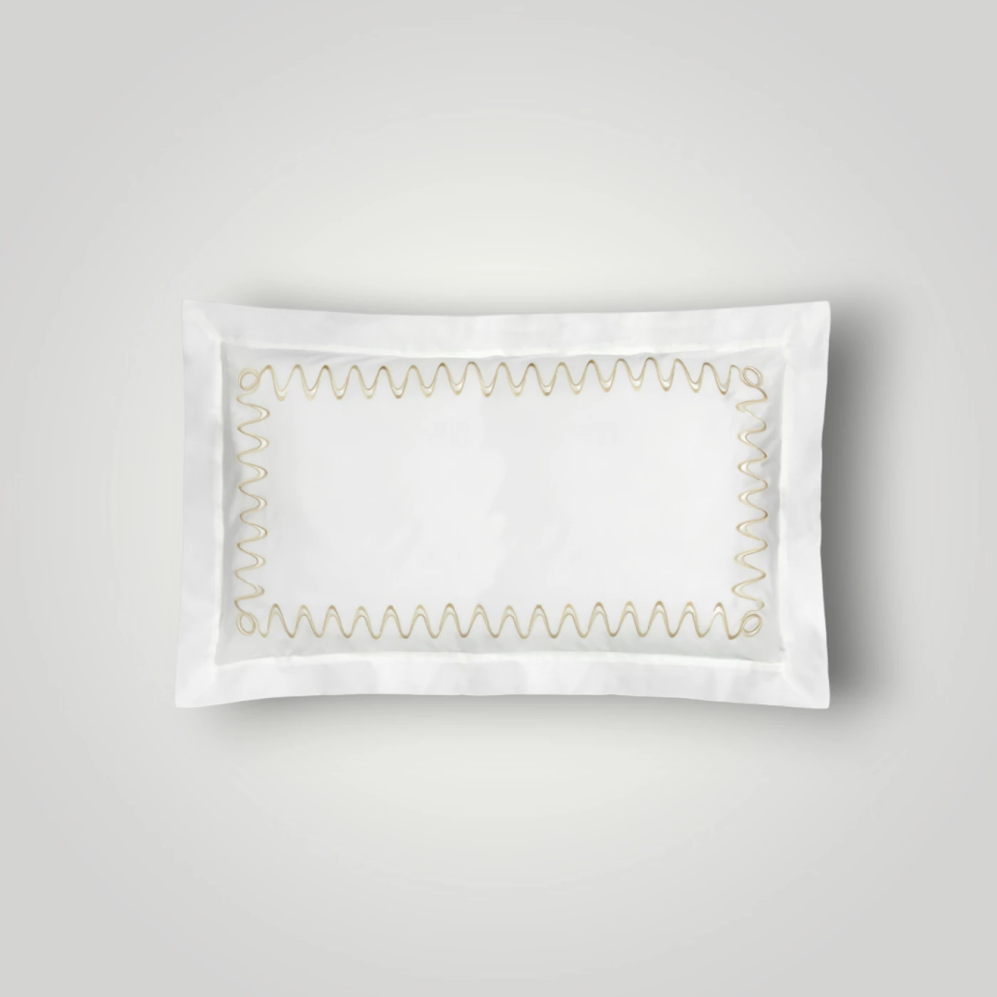 Biancheria da letto PELAGO FEDERA 4 VOLANTS RASO RICAMATO Timothy Corrigan for Dea ivory/ivory