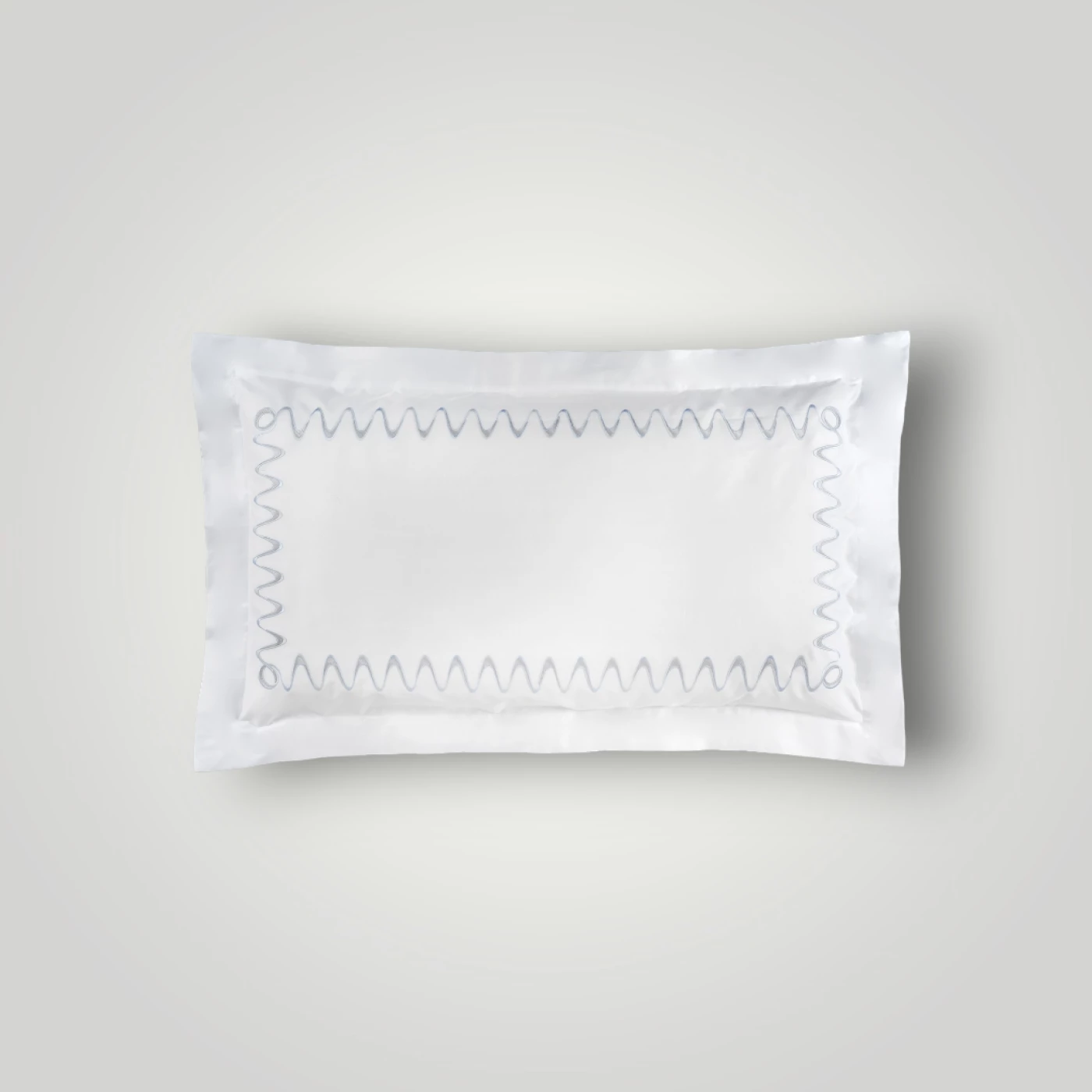 Biancheria da letto PELAGO FEDERA 4 VOLANTS RASO RICAMATO Timothy Corrigan for Dea white/ice