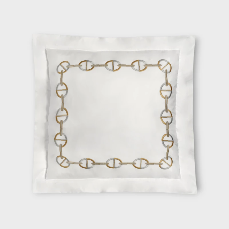 DEA ITALY CHAINE FEDERA 4 VOLANTS RASO RICAMATO Timothy Corrigan for Dea White/moka