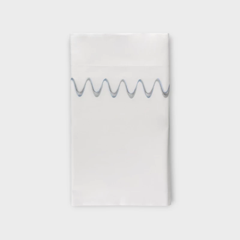 DEA ITALY PELAGO SOPRA LENZUOLO RASO RICAMATO Timothy Corrigan for Dea White/ice