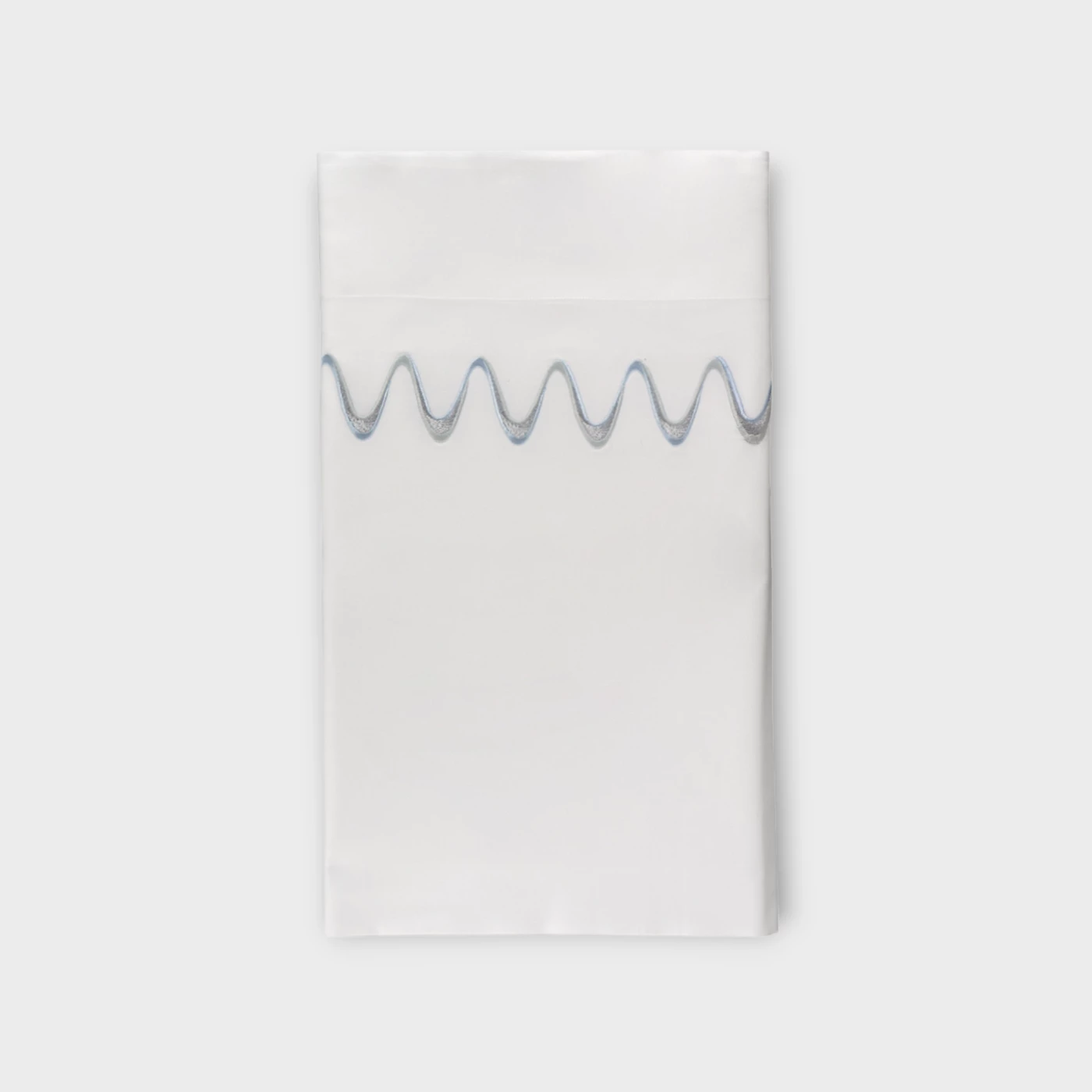 Biancheria da letto PELAGO SOPRA LENZUOLO RASO RICAMATO Timothy Corrigan for Dea white/ice