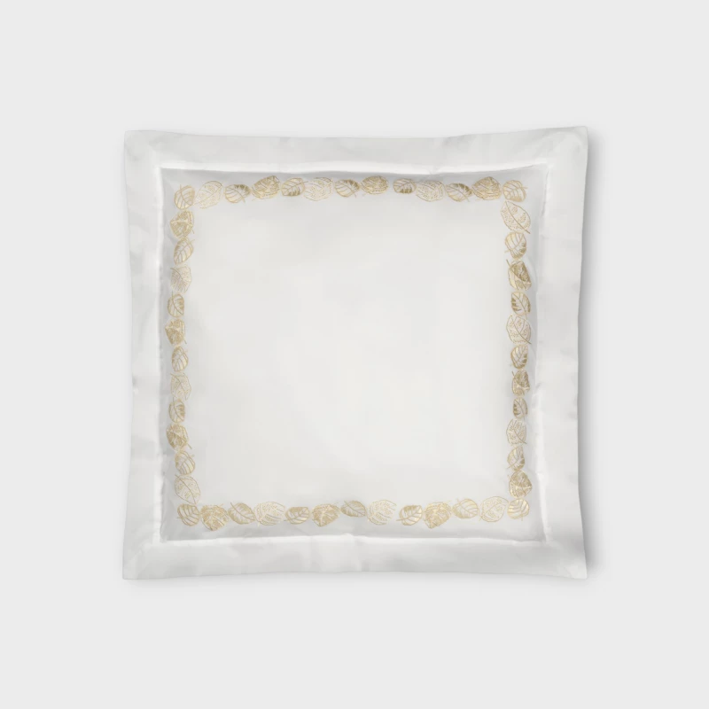 DEA ITALY FEUILLAGE FEDERA 4 VOLANTS (RASO DI COTONE RICAMATO) Timothy Corrigan for Dea White/ivory