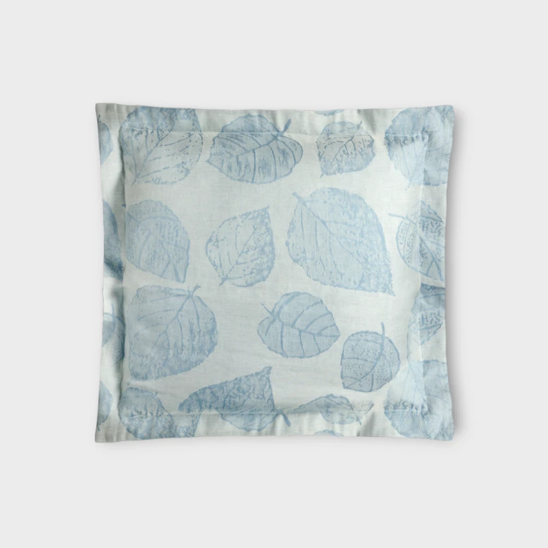 DEA ITALY FEUILLAGE FEDERA 4 VOLANTS  (JACQUARD) Timothy Corrigan for Dea Acquamarina